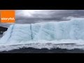 Huge Iceberg Flips Over in Newfoundland