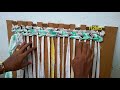 How to make simple doormat/rug/area rug/diy amazing handmade carpet/old clothes recycling ideas/