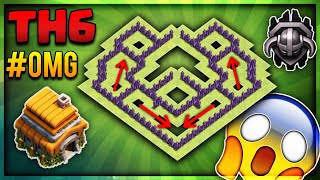 “OMG”BRAND NEW 2018 INSANE TOWN HALL 6(TH6) TROPHY/MASTER/CRYSTAL BASE-Clash Of Clans