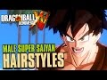 Dragon Ball Xenoverse: All Male Super Saiyan Hairstyles 【1080p HD】