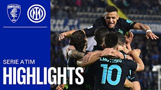 Empoli 0-2 Inter Highlights Serie A 2122 Nerazzurri See Off The Azzurri