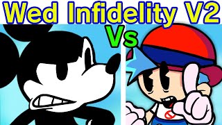 Friday Night Funkin' VS Mickey Mouse - Wednesday's Infidelity Part 2 FULL Week +