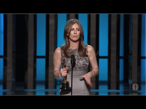 Kathryn Bigelow winning the Oscar® for Directing