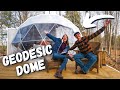 Staying in a GEODESIC DOME Just North of TORONTO 😍 | LUXURY GLAMPING Geodome Tour in Ontario, Canada