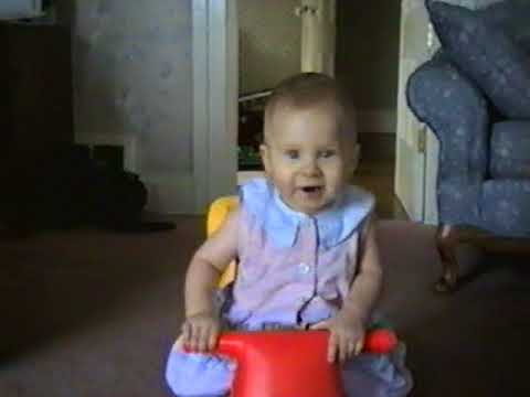 Mayah's first driving lesson.