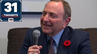 Gary Bettman on Playoff Expansion Rumours, Growing The Game and His HOF Induction | 31 Thoughts