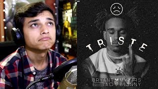 Bryant Myers Bad Bunny Triste Audio Oficial Reaccion Bryant Myers Bad Bunny Triste Audio Oficial Reaccion