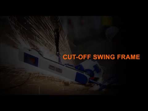 Swing Frame Cut Off Machine for foundry | Foundry Grinder | Rebel