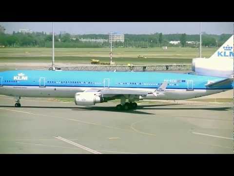  Aircraft on Activities At Schiphol Amsterdam Airport  Netherlands   Hd  4th June