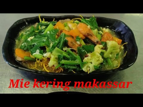 Cara membuat Mie kering khas Makassar yang super enak
