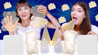 Asmr Clear Food Sheet Jelly, Gummy Bear, Jelly Pyramids, Gummy Race Mukbang 먹방