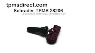 28206 TPMS Sensor Snap-in - Buick, Cadillac, Chevrolet, GMC, Saab