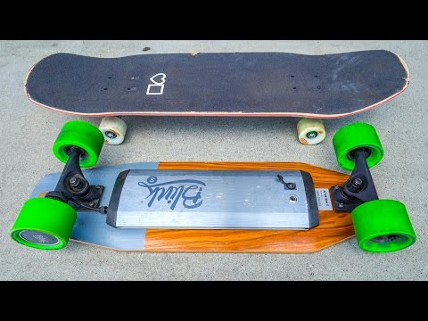 CRUISER BOARD VS ELECTRIC SKATEBOARD!!!