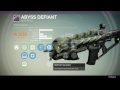 Destiny! Crota's End Hard Mode Raid Loot! Abyss Defiant Assault Rifle!