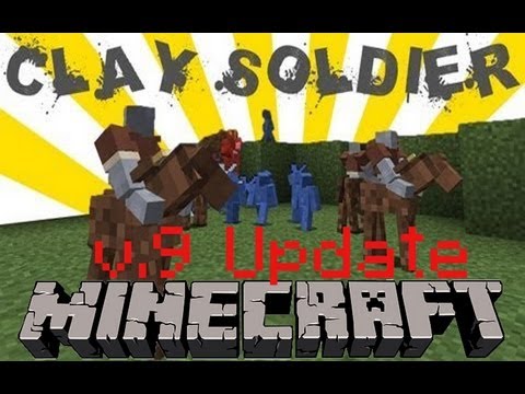 Minecraft: Clay Soldiers Mod v9 Update. BRICKS!