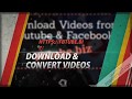 Download & Convert YouTube Facebook videos to MP3(Audio)