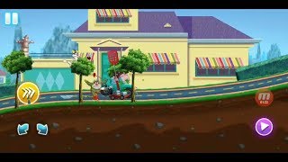 Oggy And The Roach Fight Racing
