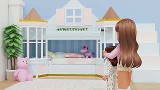 DECORATING MY DAUGHTERS BEDROOM on Bloxburg | Roblox Family Roleplay