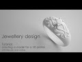 Jewelry Design Tutorial: Creating a model for a 3D printer with Blender and netfabb