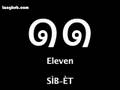 Numbers with Thai Script - Learn Thai with Langhub.com