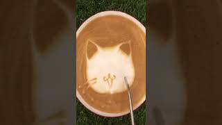 Cat Latte Art