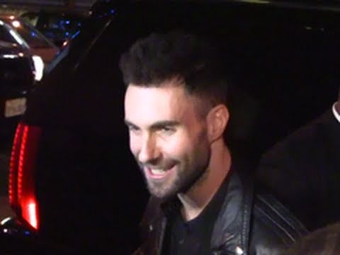 Maroon 5 lead singer Adam Levine was spotted outside Chateau Marmont in West