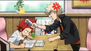 Bakugo Helps Kirishima Study