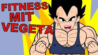 Fitnesstraining mit Vegeta