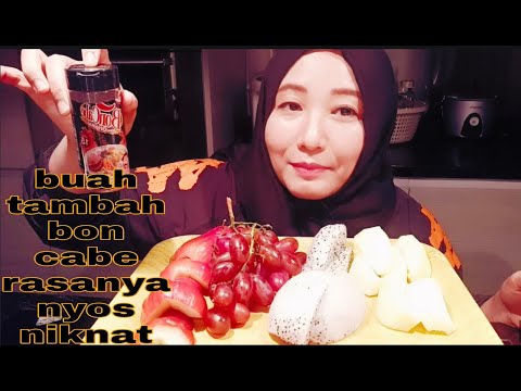 Mukbang fresh fruit||siaran makan buah segar