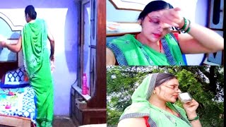 Indian Housewife Saree Vlog Village Life .