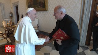 Encuentro del Papa con sacerdotes de "San Luis de los franceses" de Roma