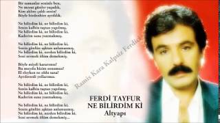 Ferdi Tayfur - Ne Bilirdimki Altyapı & Karaoke
