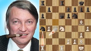 Anatoly Karpovs 20-Move Brilliancy Against Beliavsky - Linares 1994
