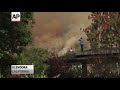 Structures Burn in Southern California Wildfire