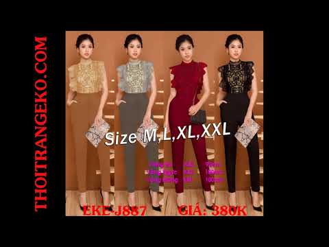 Jumpsuit Đồ Bay Đẹp 2018 P2 | EKKO FASHION