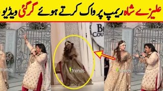 Actress Alizeh Shah Fall Down On A Ramp Walk - Drama Bookies