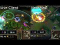How Laggy is the Updated Summoner's Rift? A Side-by-Side Comparison | League of Legends LoL