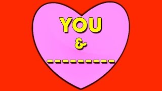 HOW MANY LETTERS DOES YOUR TRUE LOVE?S NAME HAVE? Love Personality Quiz