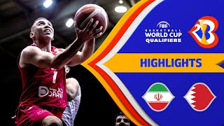 Iran - Bahrain | Highlights - #FIBAWC 2023 Qualifiers