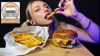 [ASMR] Cheeseburger Mukbang🍔 3yıldır küstük & barıştık🤷‍♀️