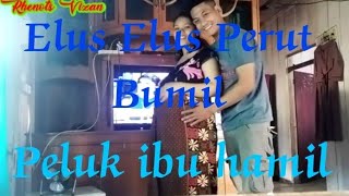 Elus Elus Perut Ibu Hamil Peluk Bumil Dari Belakang