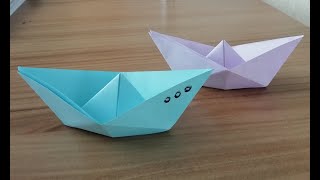 Kağıttan gemi yapımı(origami)