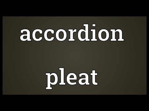 Header of Accordion Pleat