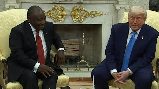 Trump Constrange Presidente Sul-Africano Com Acusações De Genocídio Branco Afp