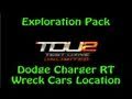 Test Drive Unlimited 2 Exploration Pack - All Dodge Charger RT Wreck Cars Location