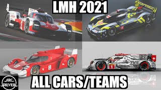 Wec Lmh 2021 - All Cars And Teams Competing In 2021. Le Mans Hypercar 2021