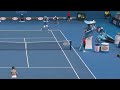 Ball Kid gets hit in the face - 2014 Australian Open