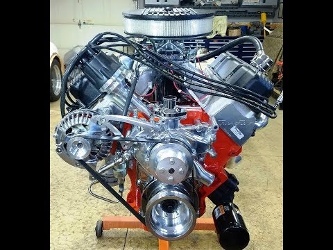 440 Chrysler Mopar Engine Building Part 11 Water Pump, Alternator, Coil, Making Distributor Wires