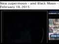 New Moon, Supermoon and Black Moon all at once