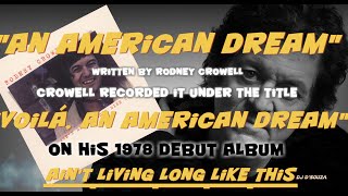 Watch Rodney Crowell Voila An American Dream video